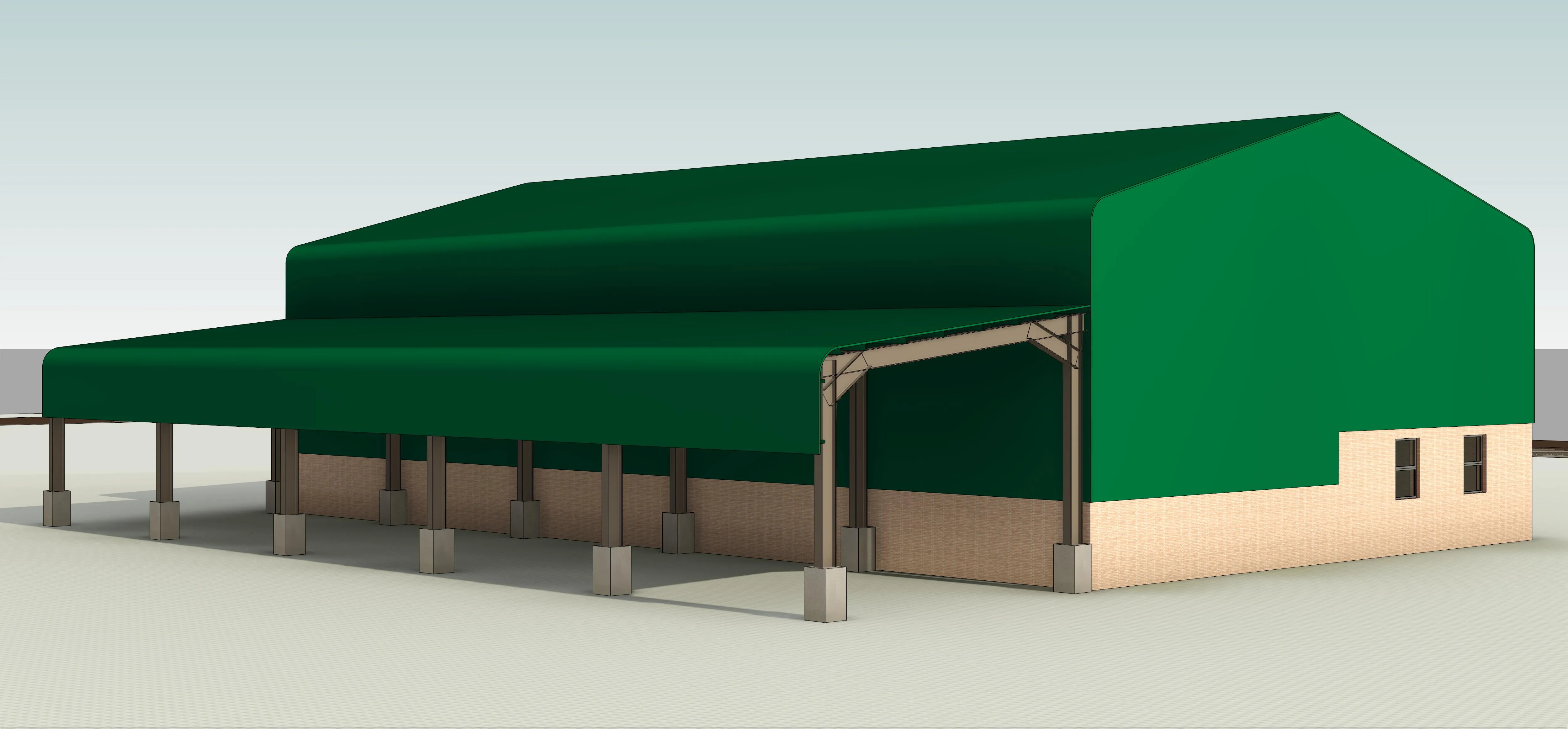 Industrial Shade Structure | Amiez Studio